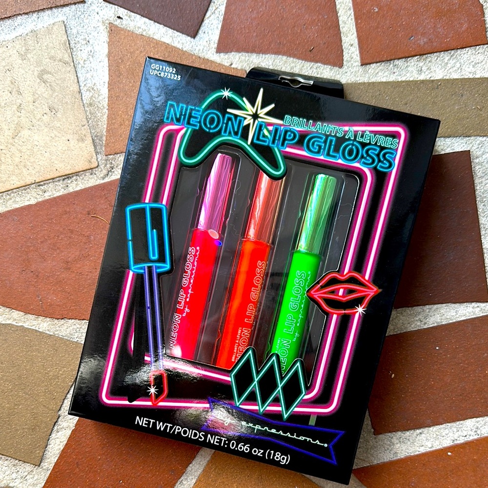 Neon Lip Gloss Trio by Expressions *NEW*